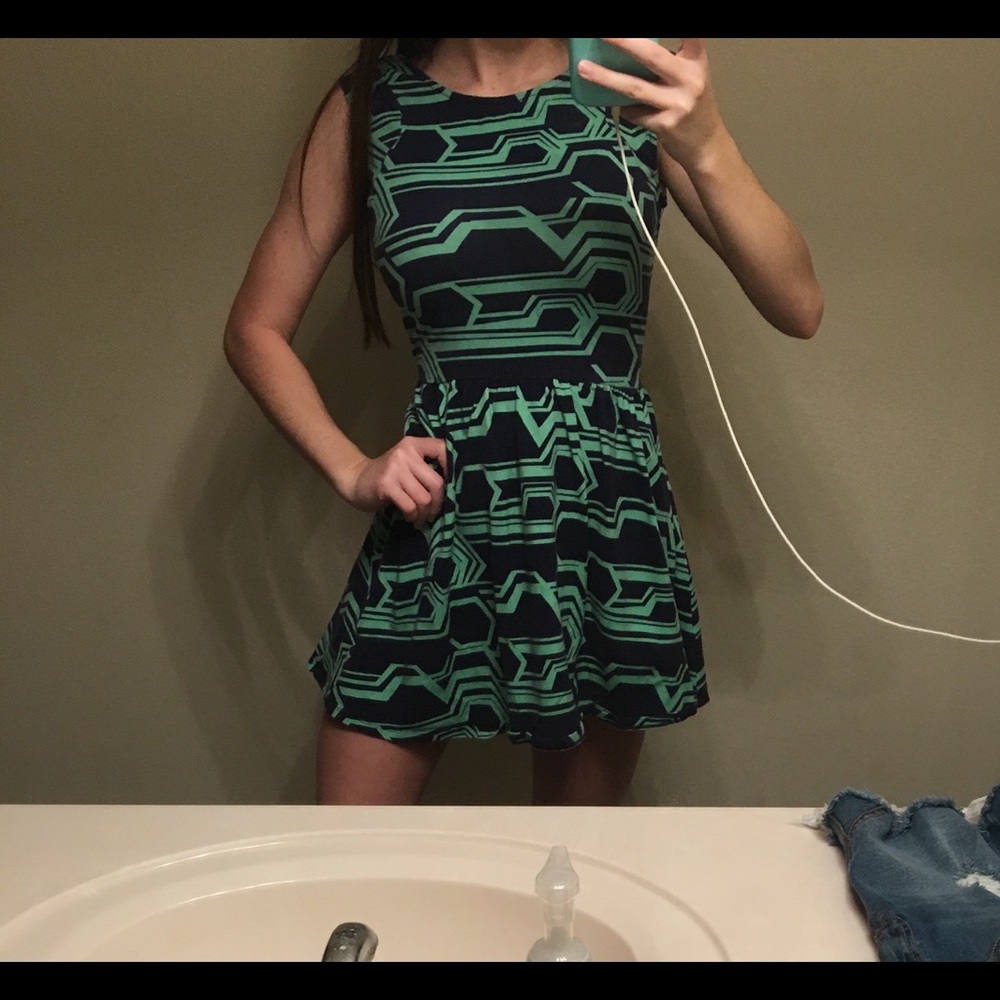 Open back dress